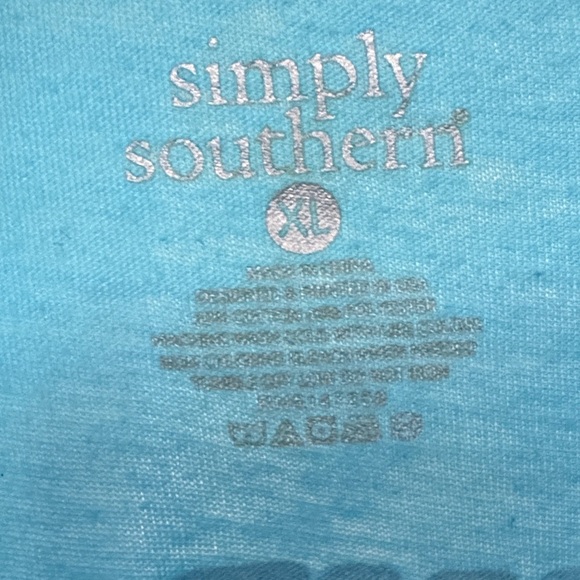 Simply Southern Aqua Lake Scene Tee - Picture 4 of 4